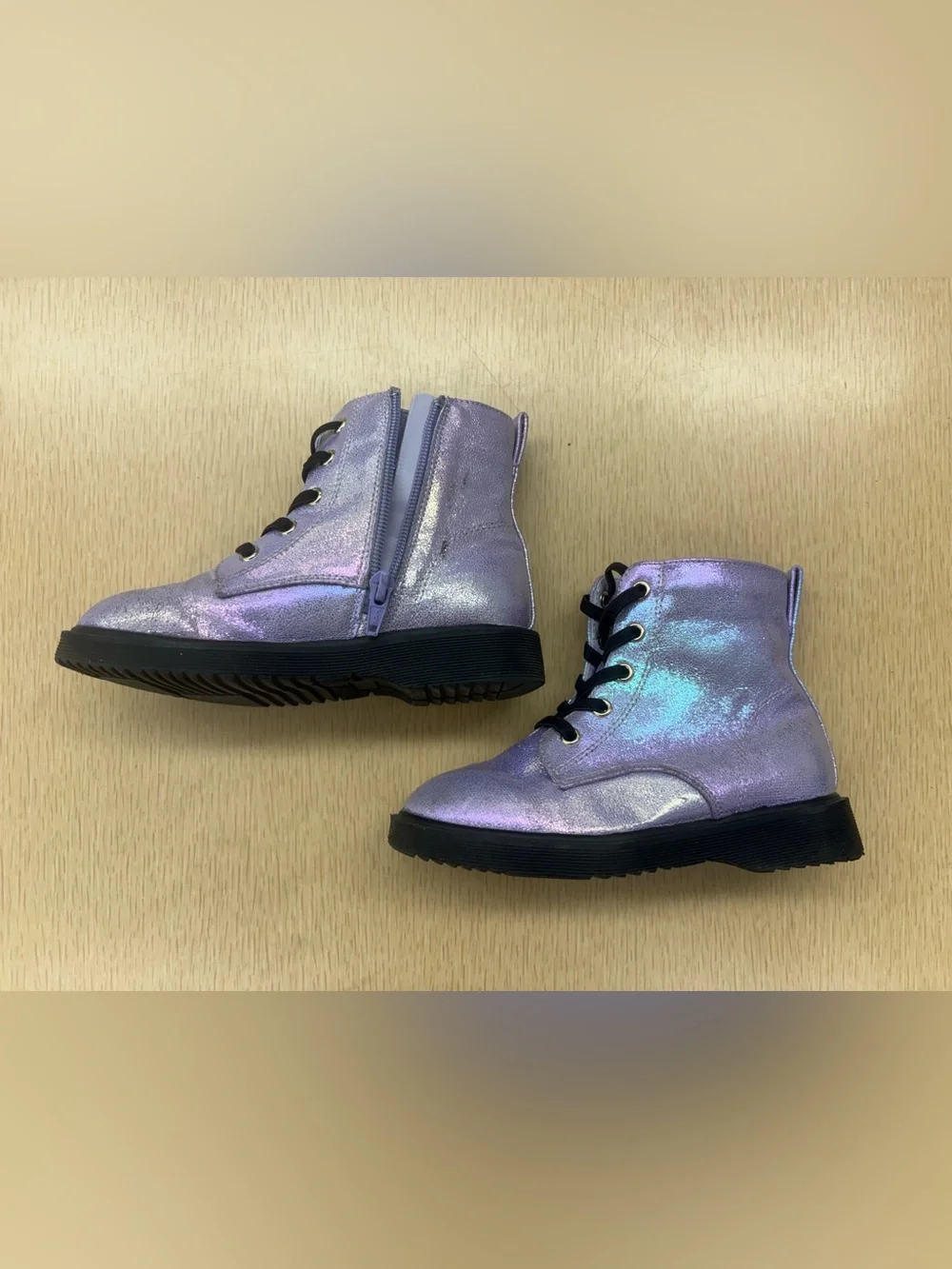 Harper Canyon purple sparkle boots